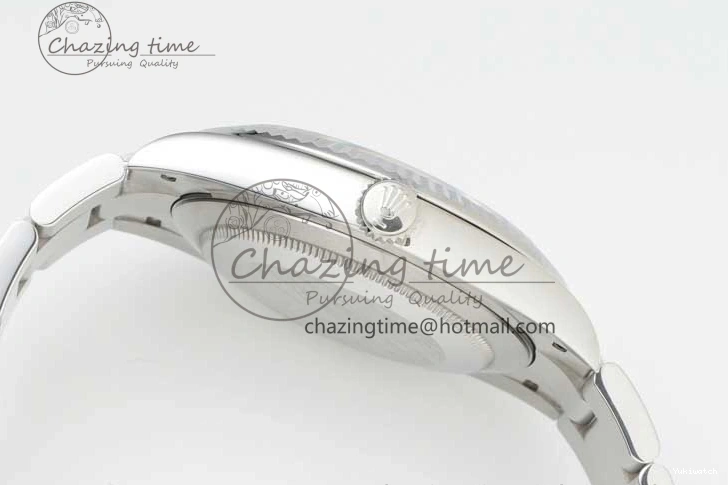 Bracelet on Dial DateJust 126334 VR3235 41 Oyster 1:1 904L NTF Gray Steel Stick Edition Best 1102